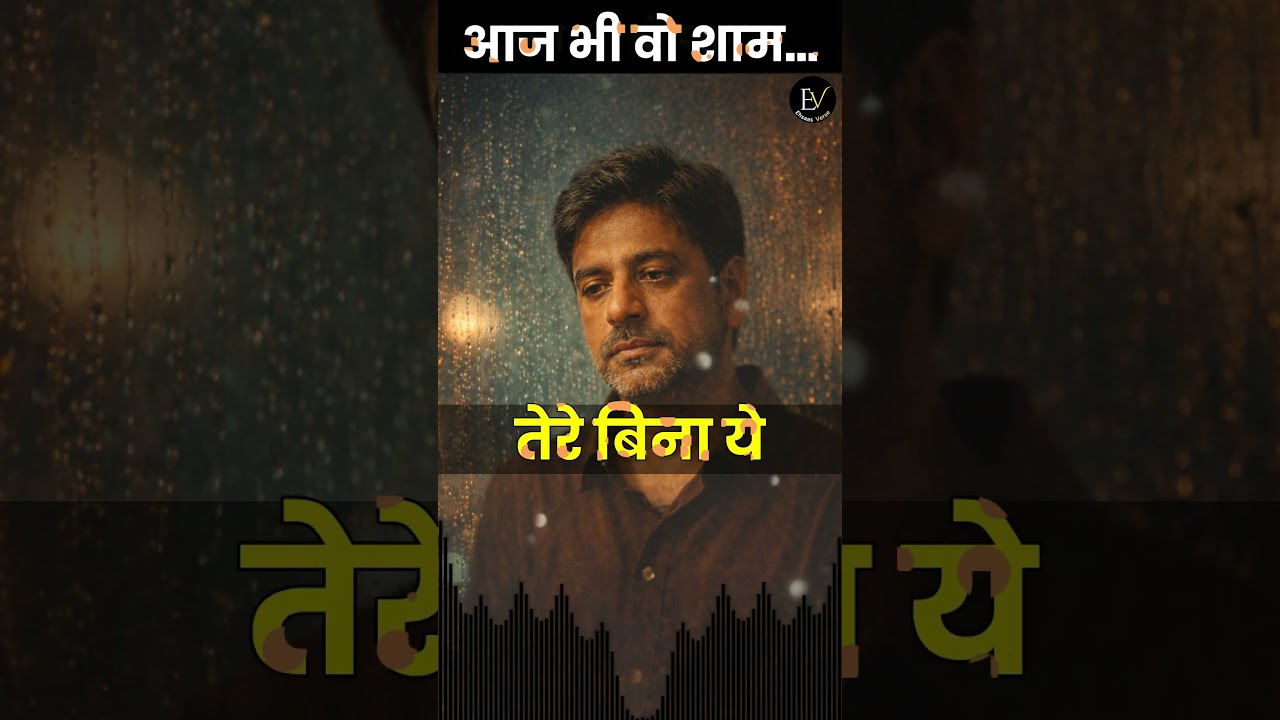 कुछ शामें कभी पुरानी नहीं होतीं… 💔 90s Ghazal Style Sad Song | AI Hindi Song