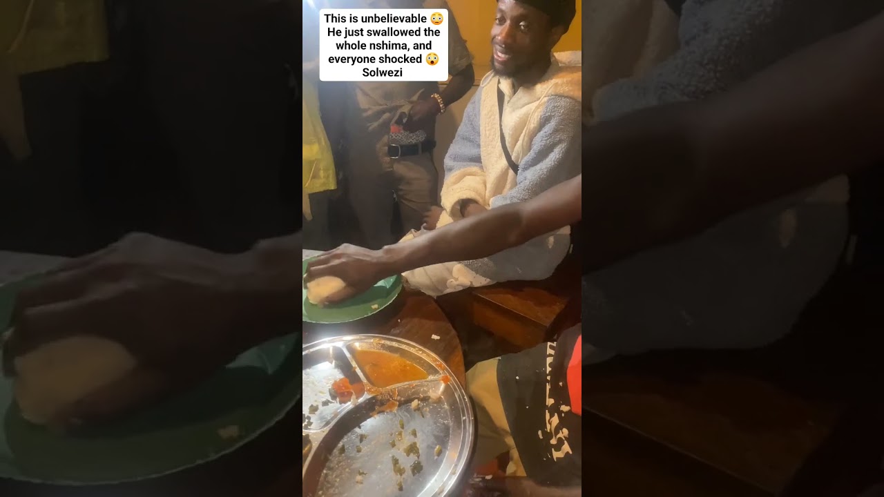 Unbelievable moments 🤯 this guy swallowed a full plate of Eba #subscribe #nigeriamovie2026
