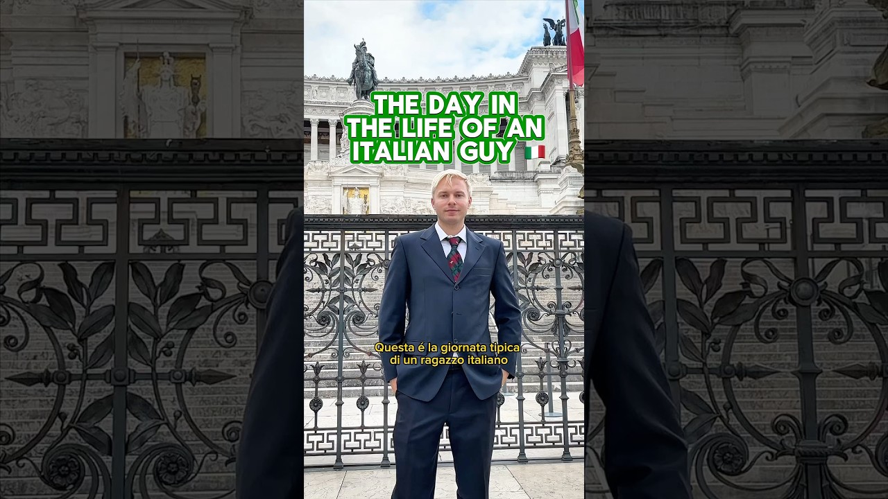 День из жизни итальянца! 🇮🇹 #Италия #Italia #Rome #Roma #Fratello #Italian #Goviral