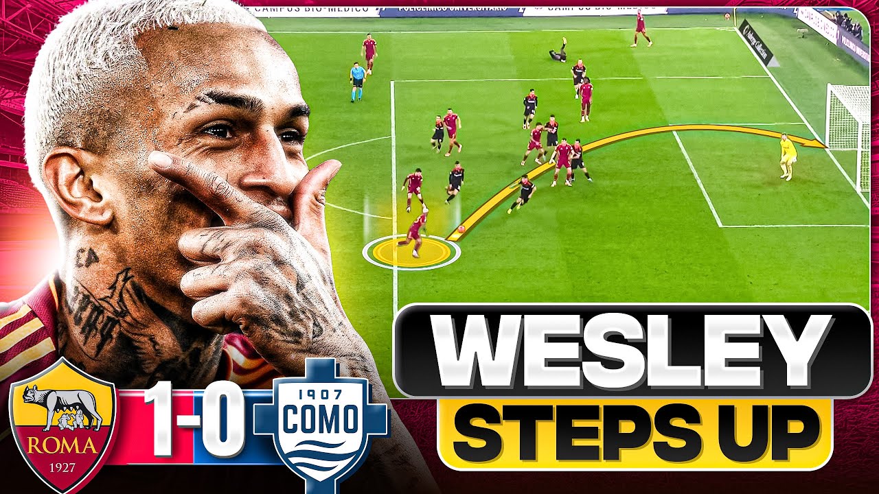 Как Уэсли и Соул раскрывают атакующий потенциал &laquo;Ромы&raquo; | Анализ матча &laquo;Рома&raquo; &mdash; &laquo;Комо&raquo; (1:0)