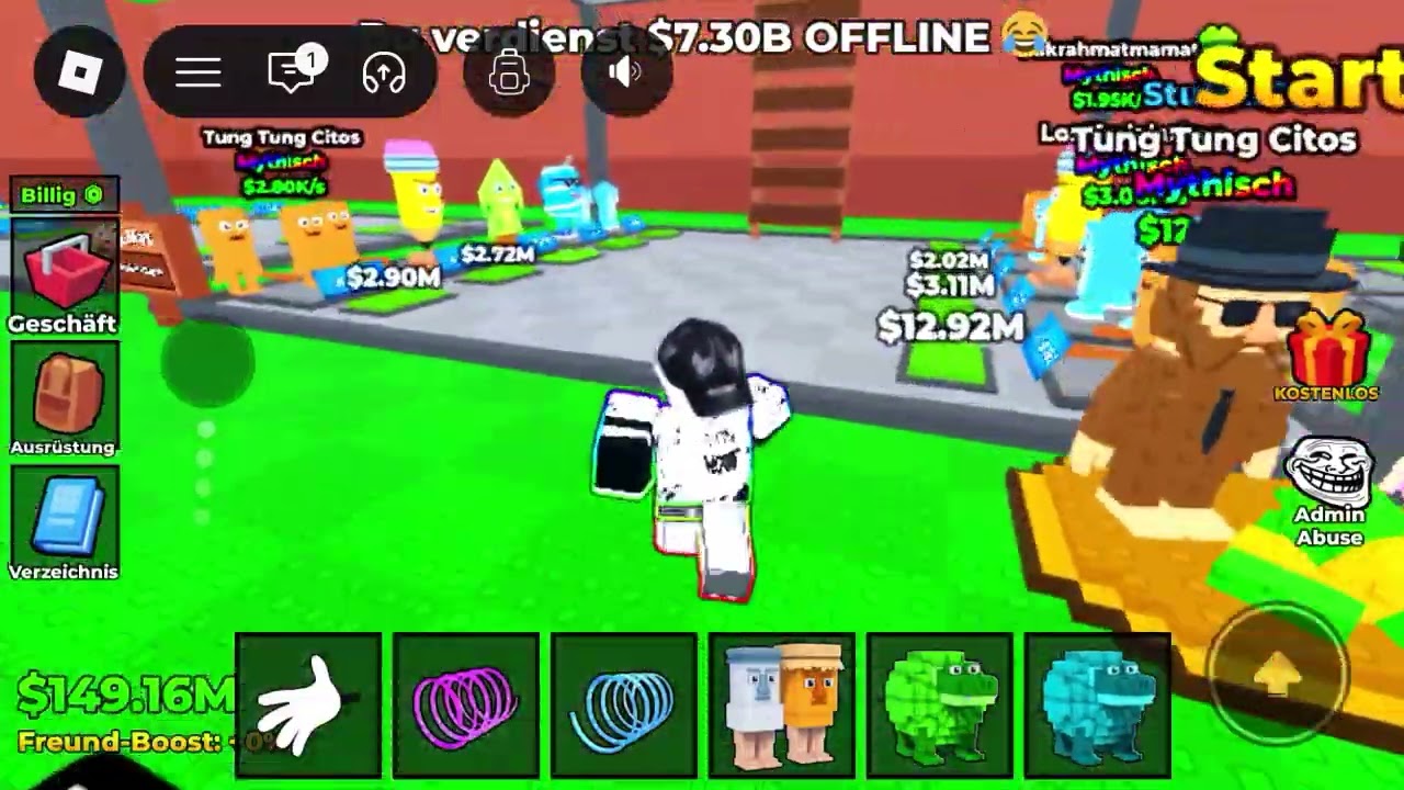 Ich zeige euch meine Base in Steal from Brainrots 