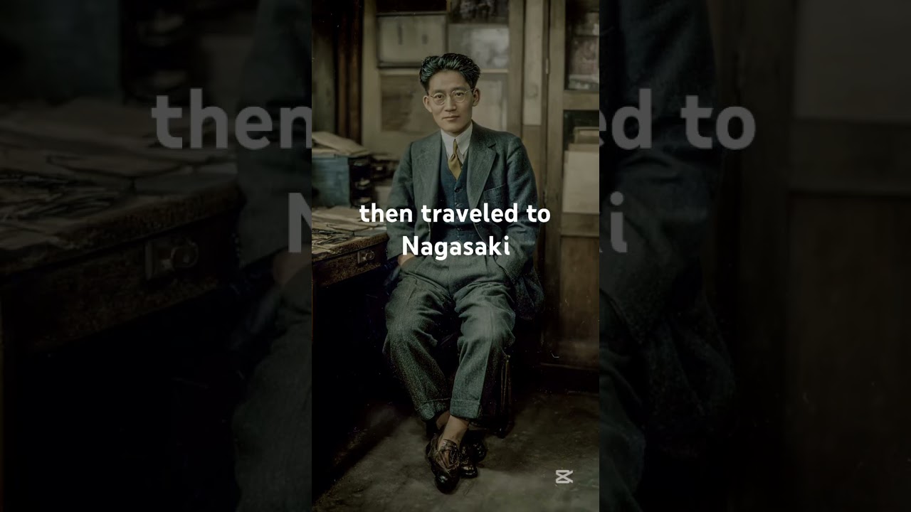 The man who survived two atomic bomb. 