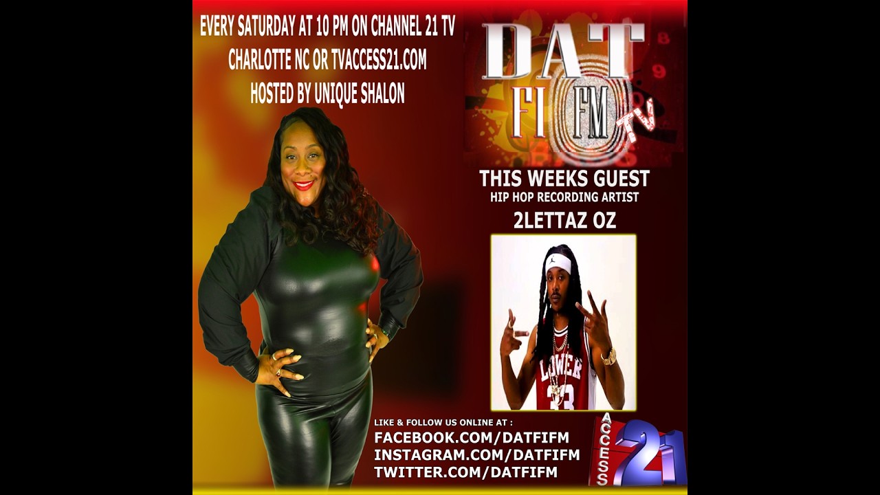 Unique Shalon Interviews 2 Lettaz OZ on DAT FI FM TV!