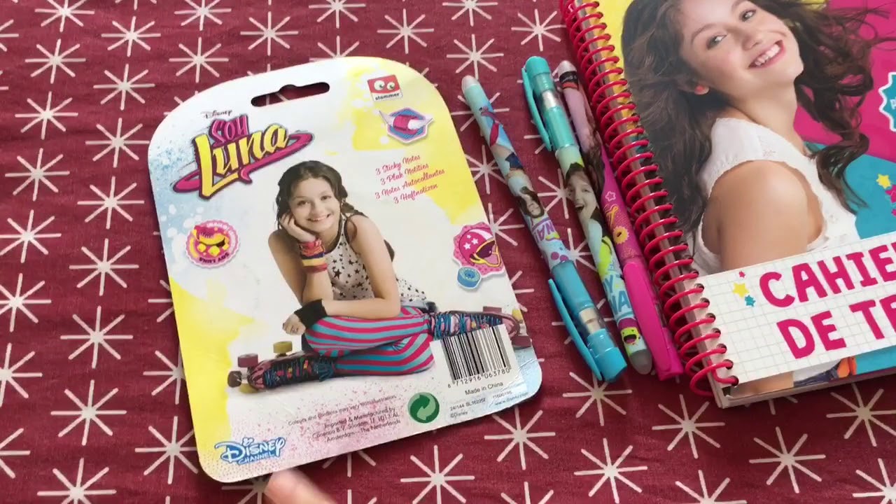 Présentation de mes affaires de Soy Luna partie une