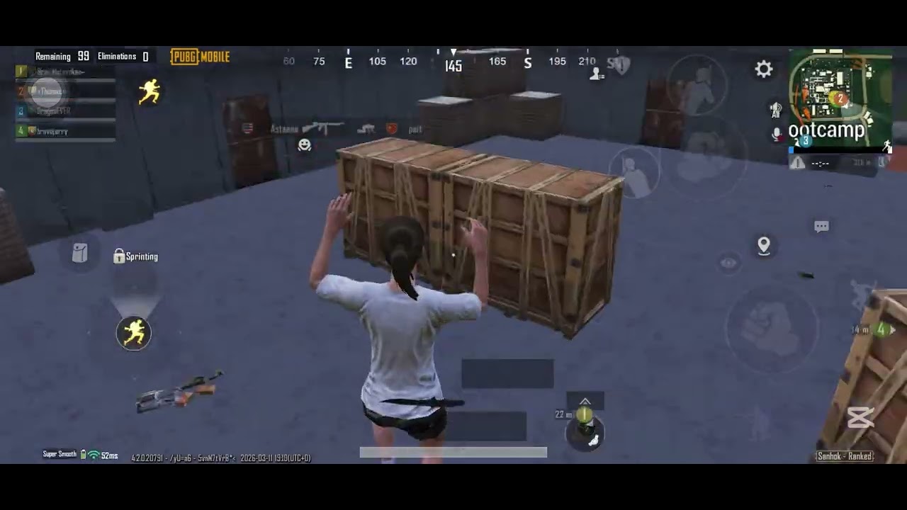 PUBG mobile Game play #pubgmobile #gaminghighlights #1vs4 