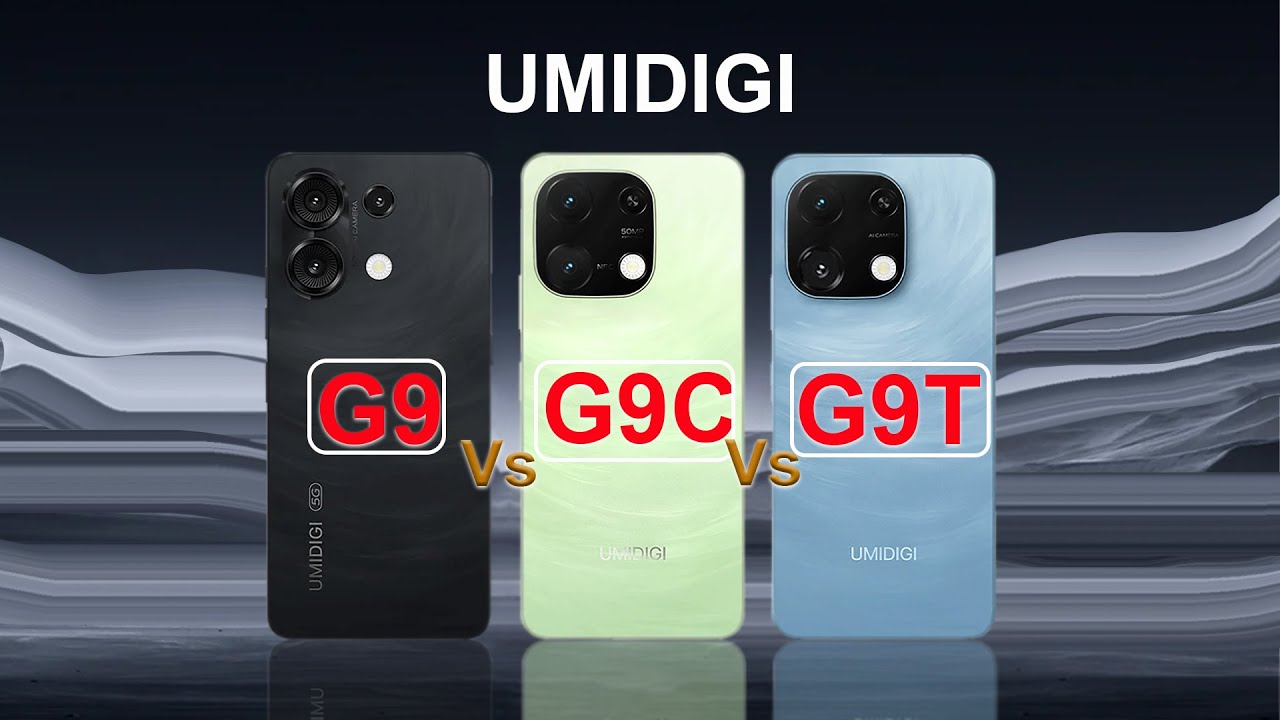 Umidigi G9 Series Battle: G9 5G vs G9C vs G9T - Full Comparison Video!