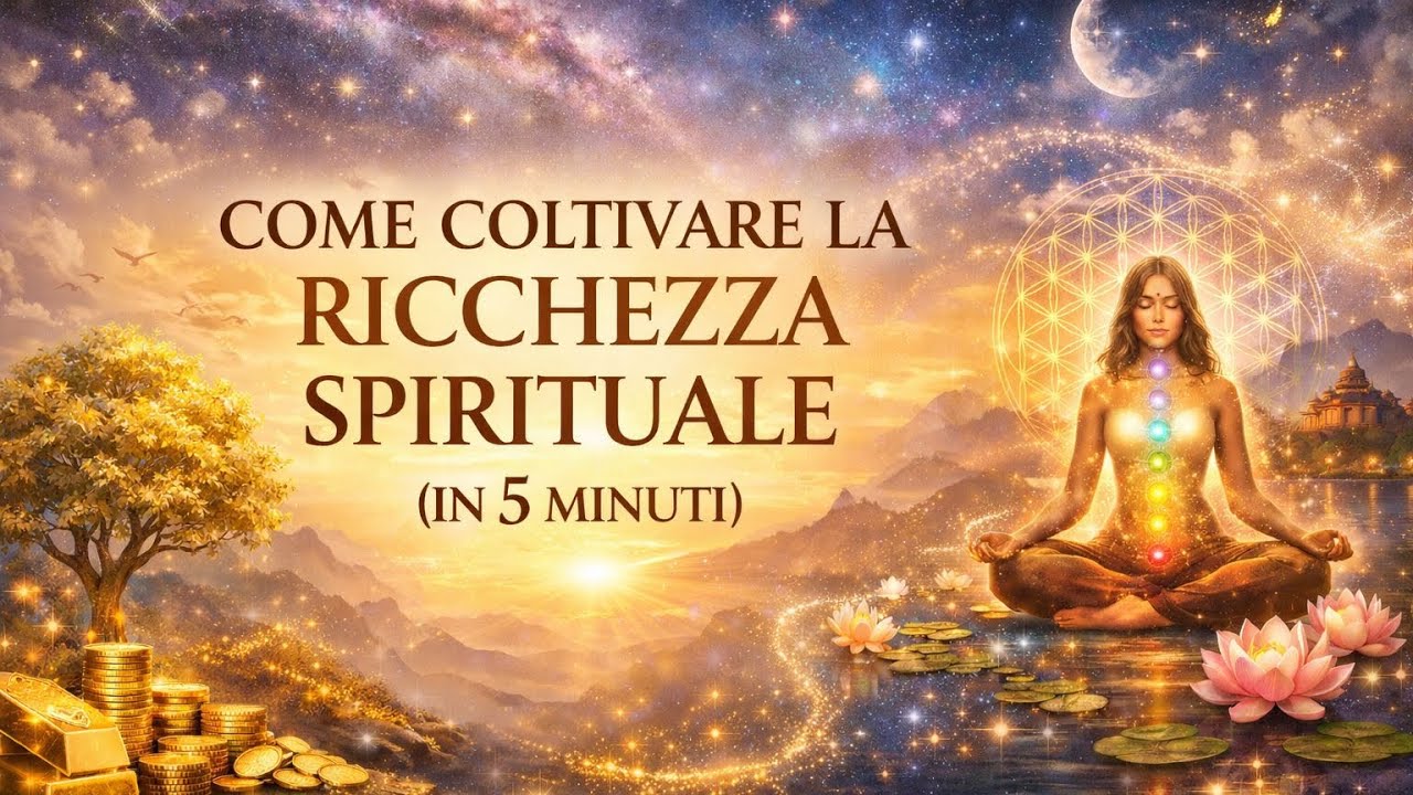 Scopri in 5 minuti come coltivare la RICCHEZZA SPIRITUALE