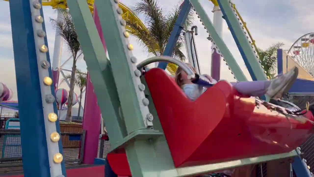 Santa Monica Pier evening with Life of Larkin
