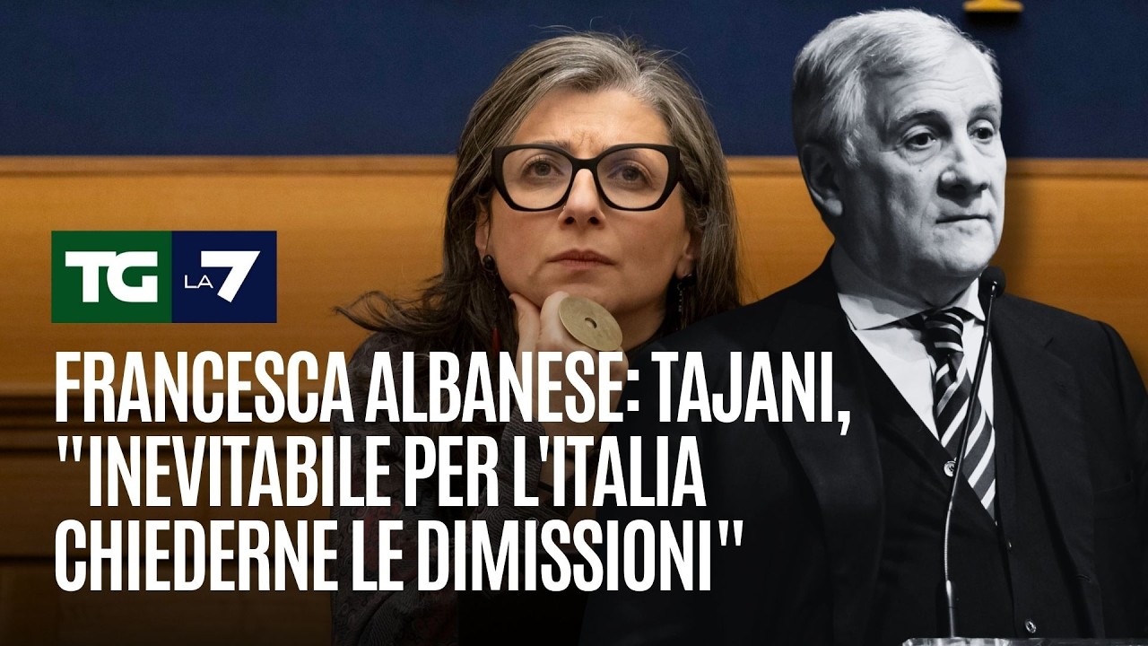 Francesca Albanese: Tajani, 