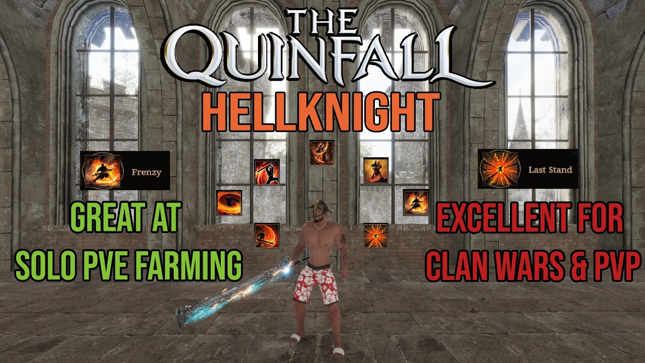 Квинфолл — Обзор Адского Рыцаря (Двуручный меч)