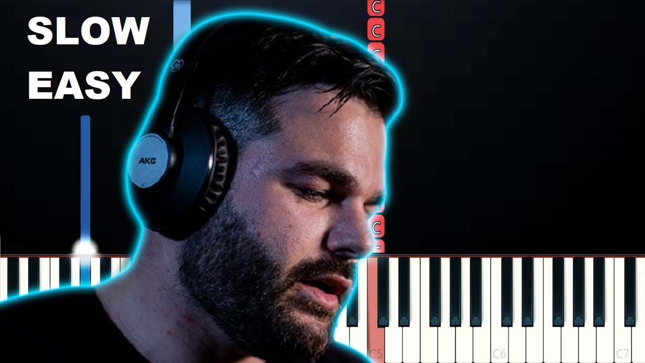 Masked Wolf - Astronaut In The Ocean (SLOW EASY PIANO TUTORIAL)