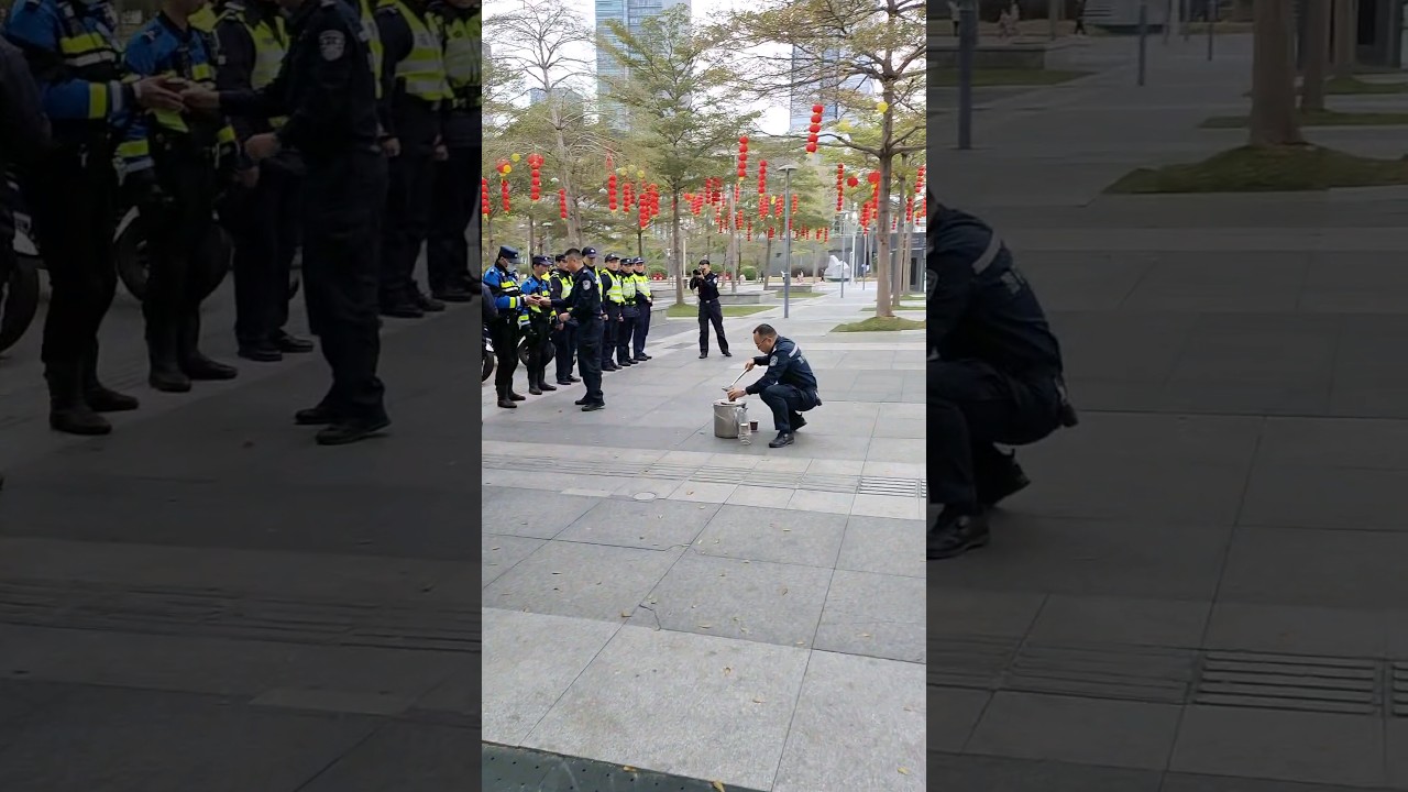 Hello sir! can i have some ..‖ break time#publicsecurity#shorts#respect