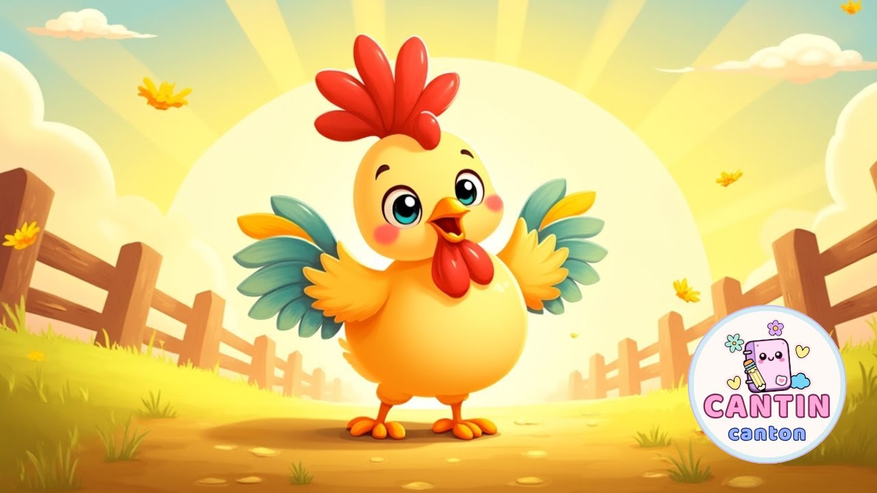 🐓🌞 Galo Kikirikí | Música Infantil para Acordar e Cantar 🎶✨