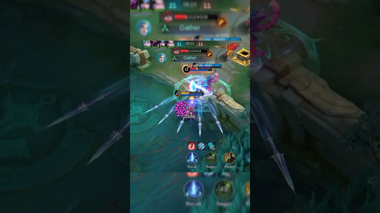 Gusion Vs Vexana Double K O #mlbb #youtubeshorts #shortvideo #shorts