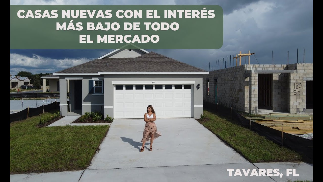 Casas Nuevas con los Intereses más bajos en Central Florida
