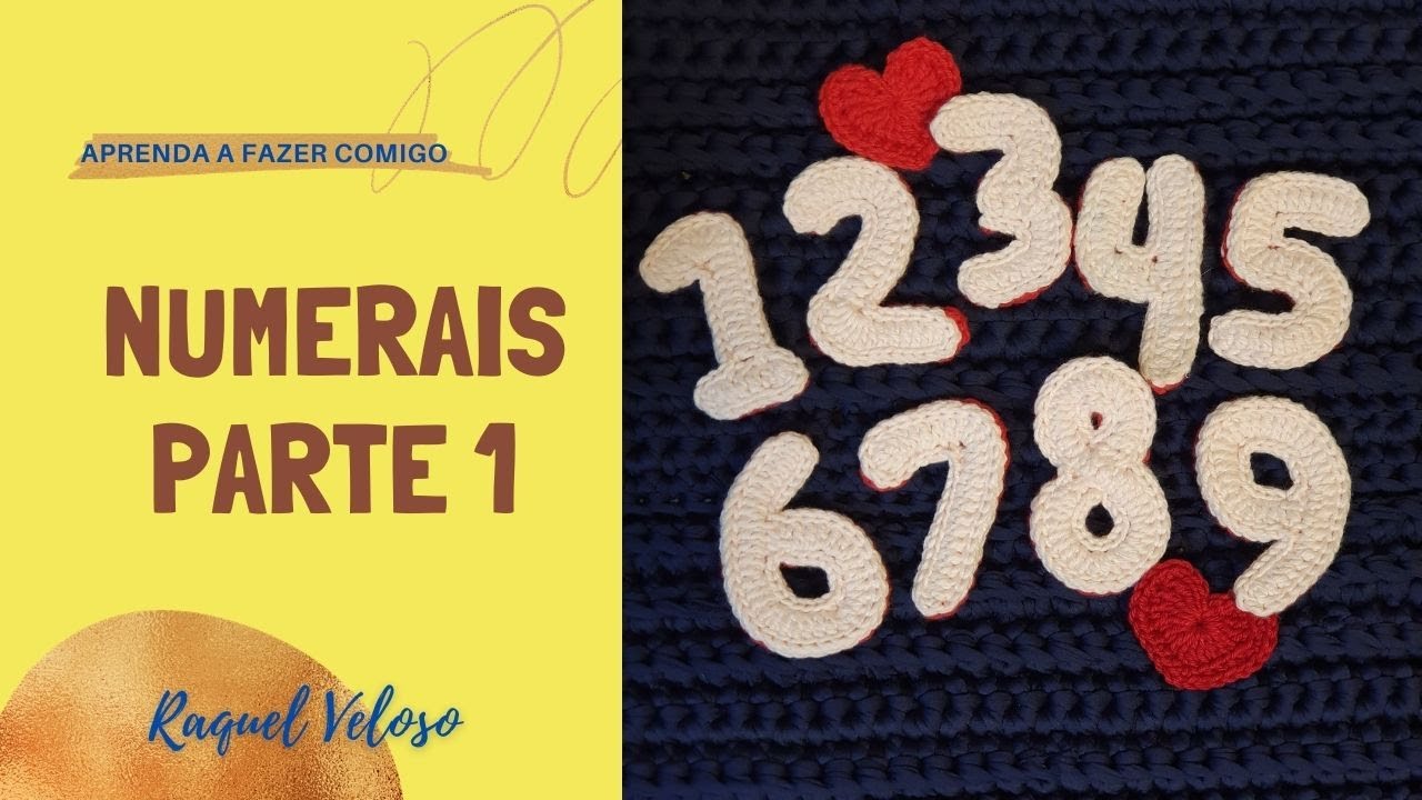 Como fazer os números em crochet