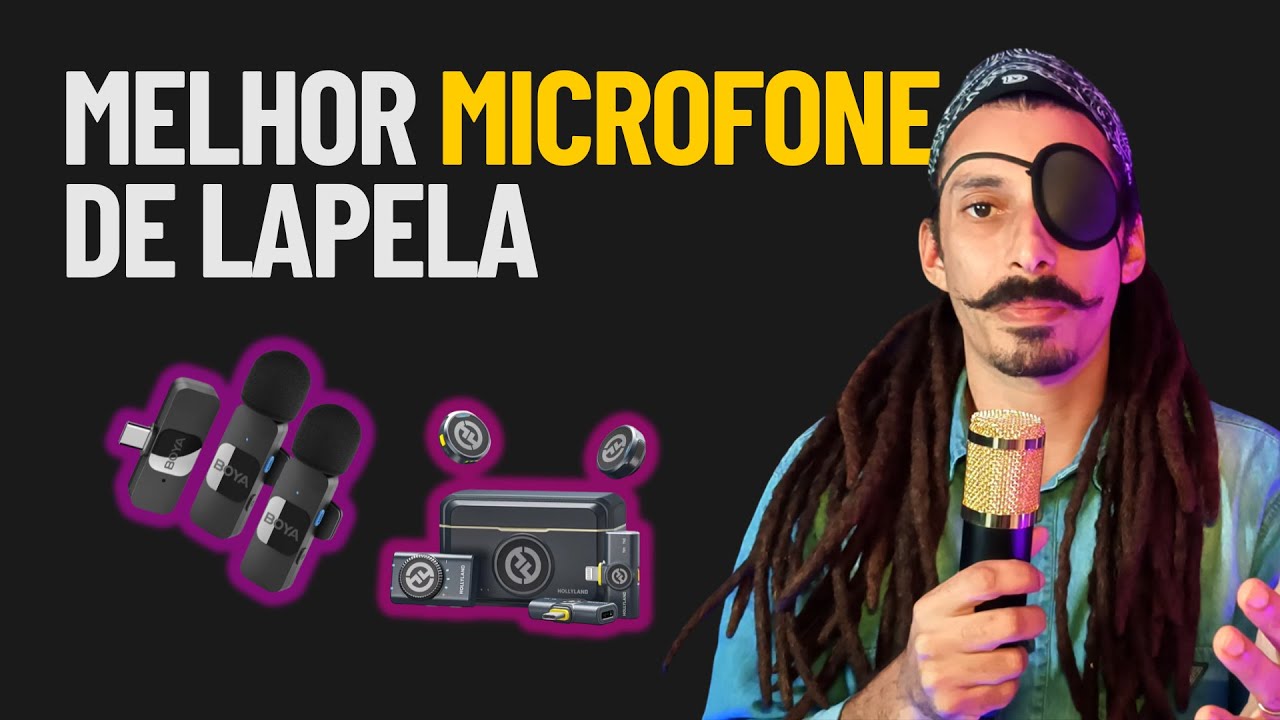 Microfone sem fio BOM e BARATO para Podcast