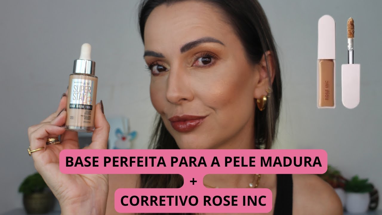 BASE MAYBELLINE SUPER STAY TINT + CORRETIVO ROSE INC
