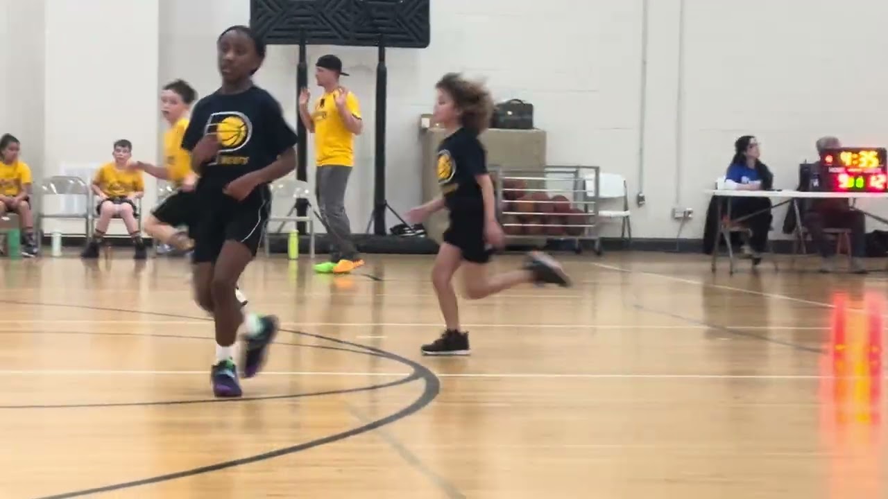 Kids basketball Lakers vs Pacers