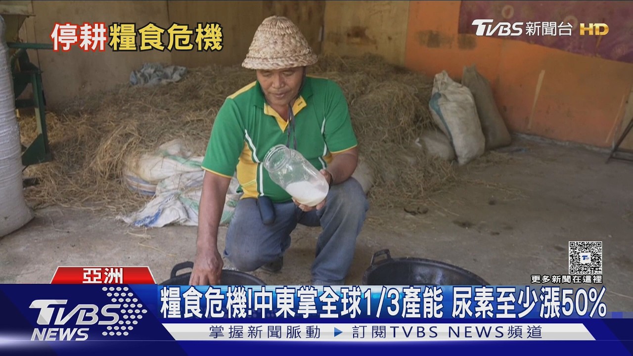 中東戰火波及！燃油、化肥飆漲 泰國米漲10%多國喊停產｜TVBS新聞 @TVBSNEWS01