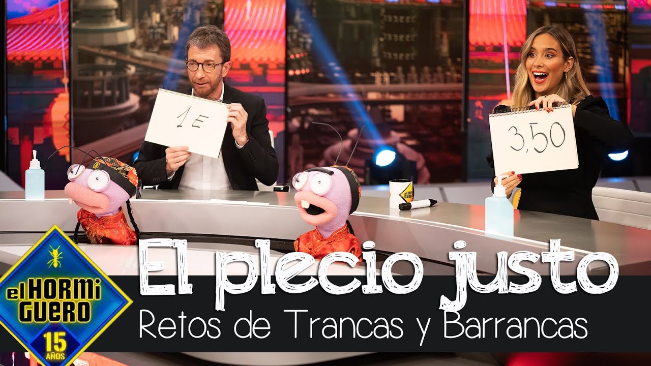 María Pombo y Pablo Motos en 'El plecio justo': 