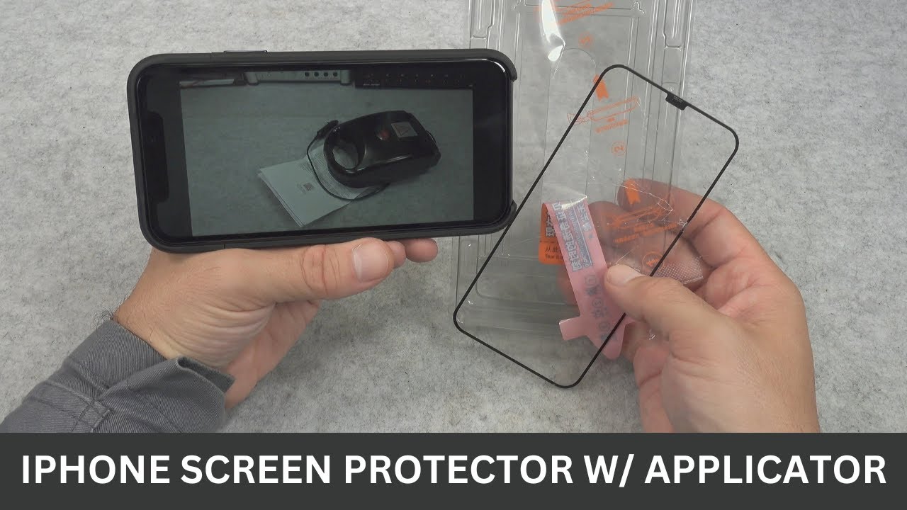 Cheap  iPhone 11 screen protector with guide applicator from Aliexpress