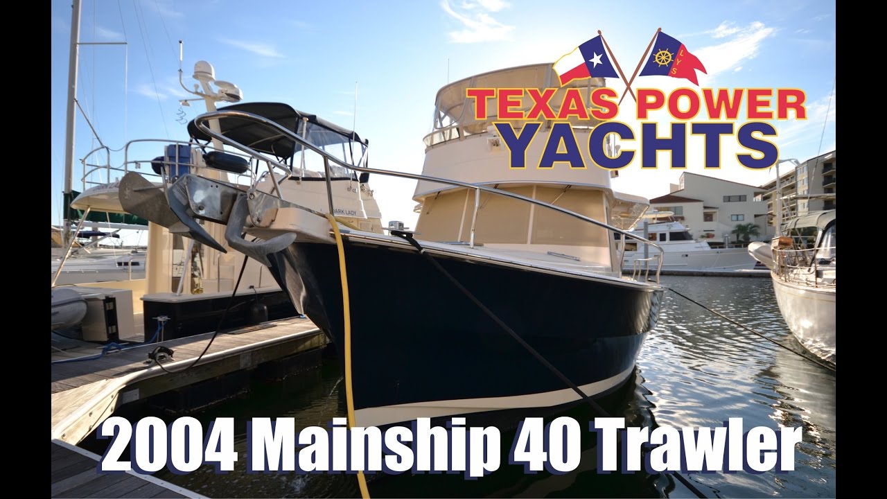 2004 Mainship 40 trawler for sale at Texas Power Yachts