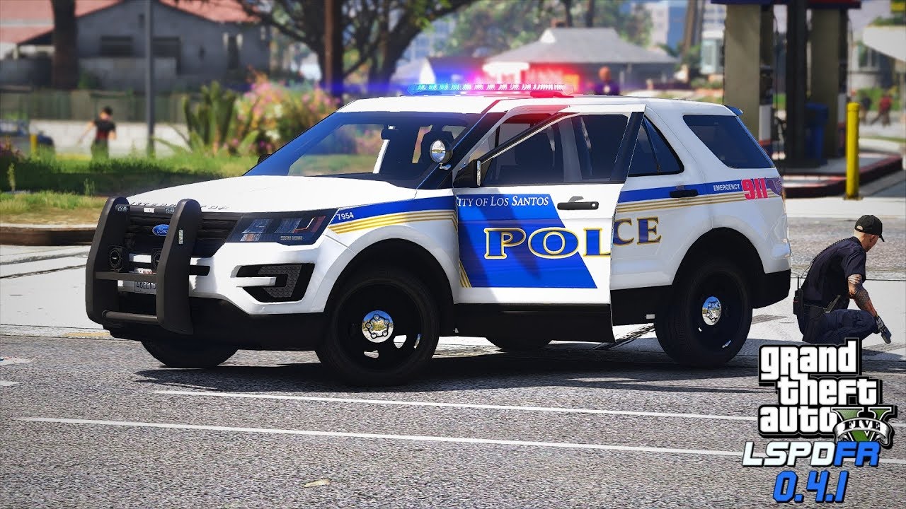 GTAV-LSPDFR 0.4.1 Day-371 Orlando Police, Shootout caught on Cell phone, Road to 14K