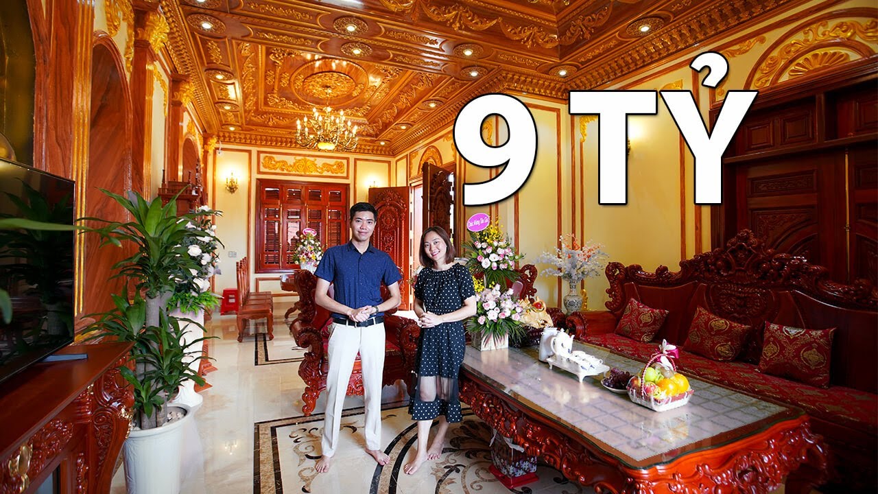 Choáng Ngợp Trước Lâu Đài Cổ Điển Kiểu Pháp 9 Tỷ Siêu Hoành Tráng