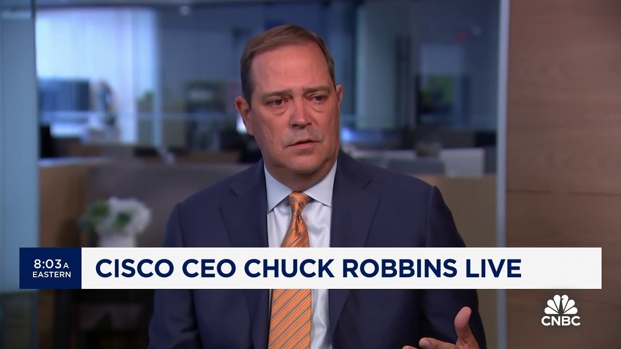 Cisco CEO Chuck Robbins on state of the economy, impact of regulations and U.S. trade policies