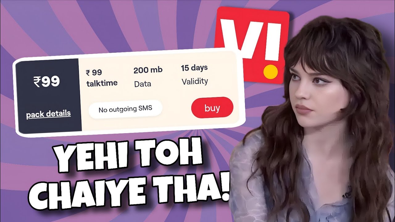 VI New Recharge Pack In ₹99/-🔥: Cheapest Pre-Paid Plan In India