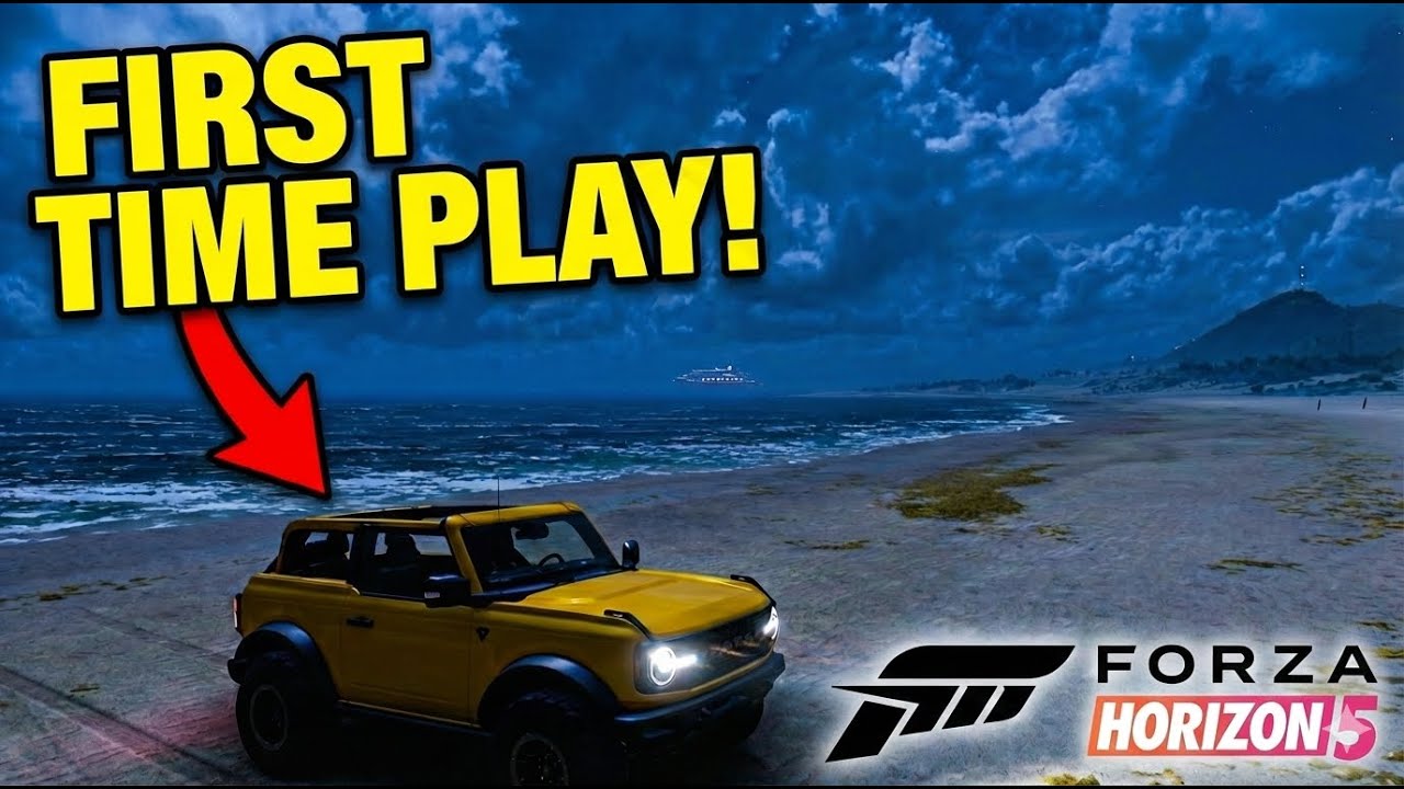 Playing Forza Horizon 5 for the First Time! (Is it a Sim or Arcade?)