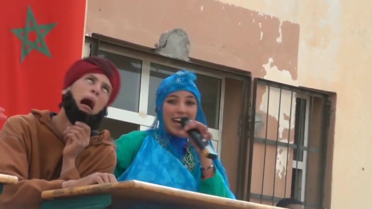 مقتطفات من الأمسية الإفتتاحية للمهرجان الربيعي الثاني  للحوض التربوي ايت هاني بتنغير