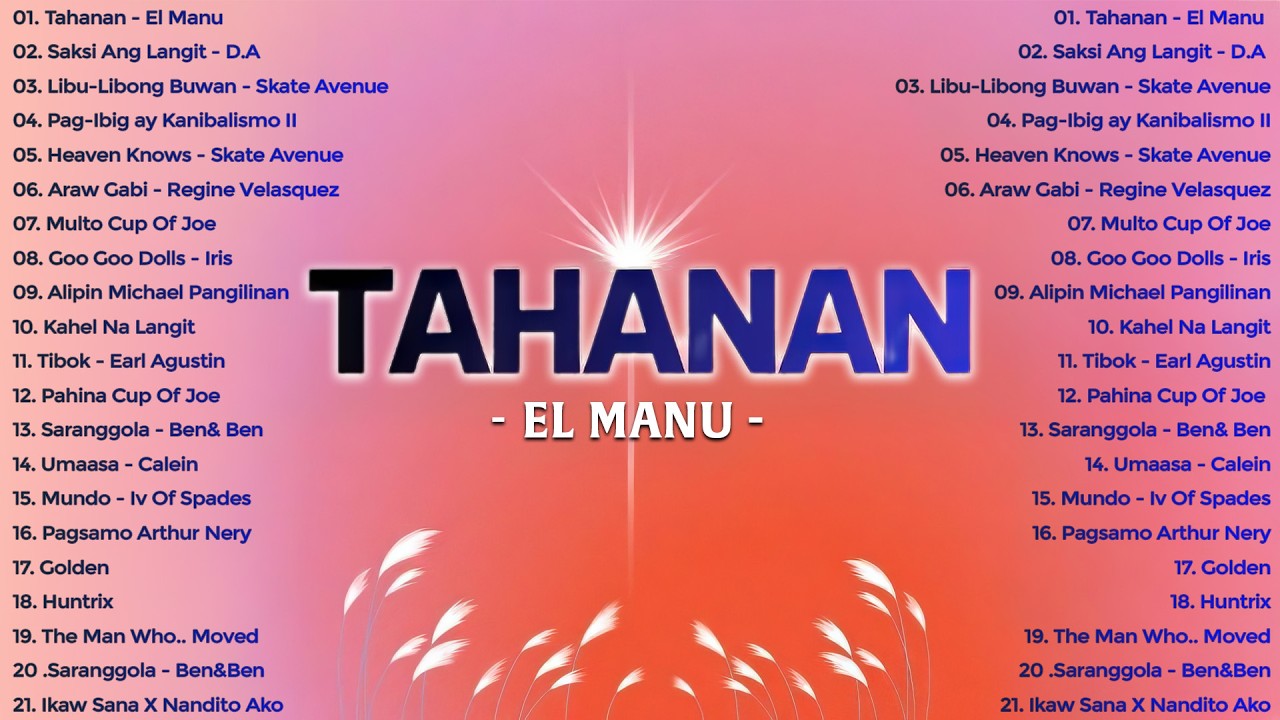 Top OPM Songs Philippines 2026 🎼 Tahanan - El Manu |  Tagalog Hits on YouTube & Spotify🎹OPM Acoustic