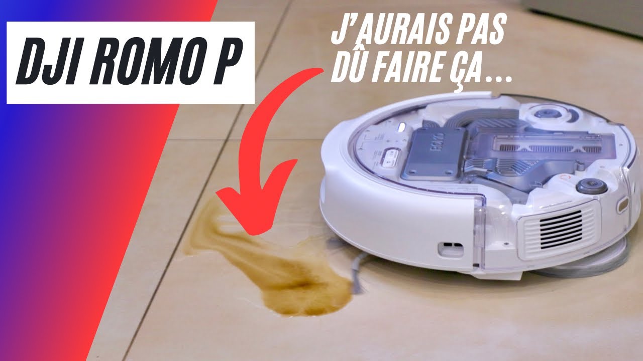 DJI Romo P : c'est un drone !! ( et aussi un robot aspirateur 😉)