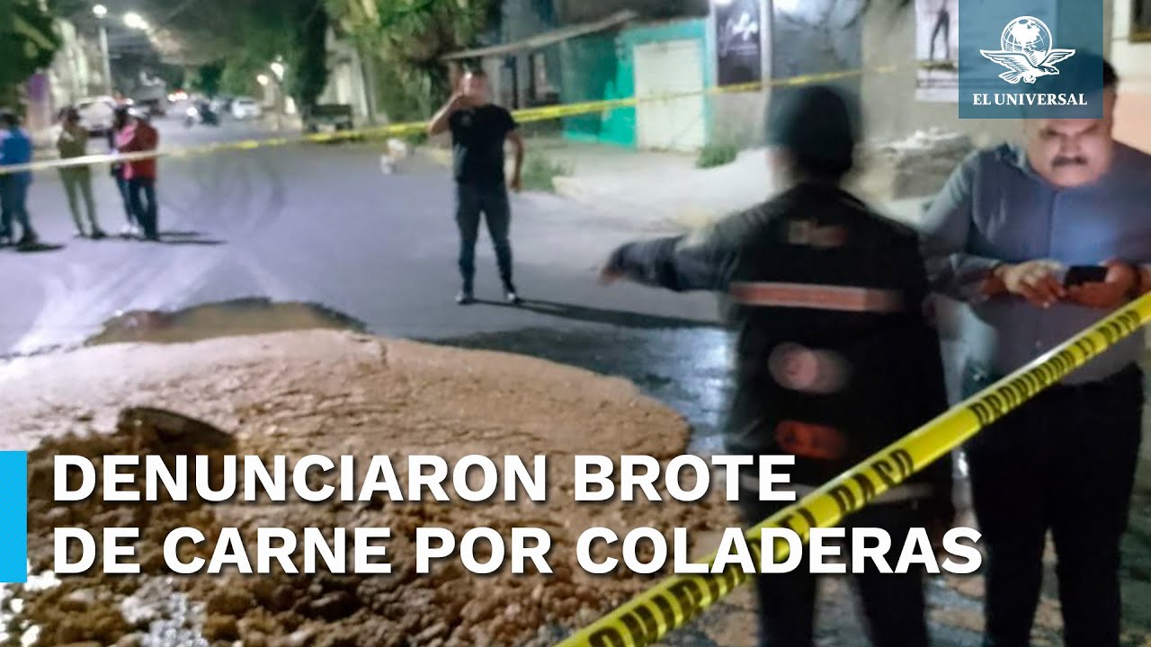 Cierran planta de embutidos, tras brote de desechos por coladeras en Nezahualcóyotl