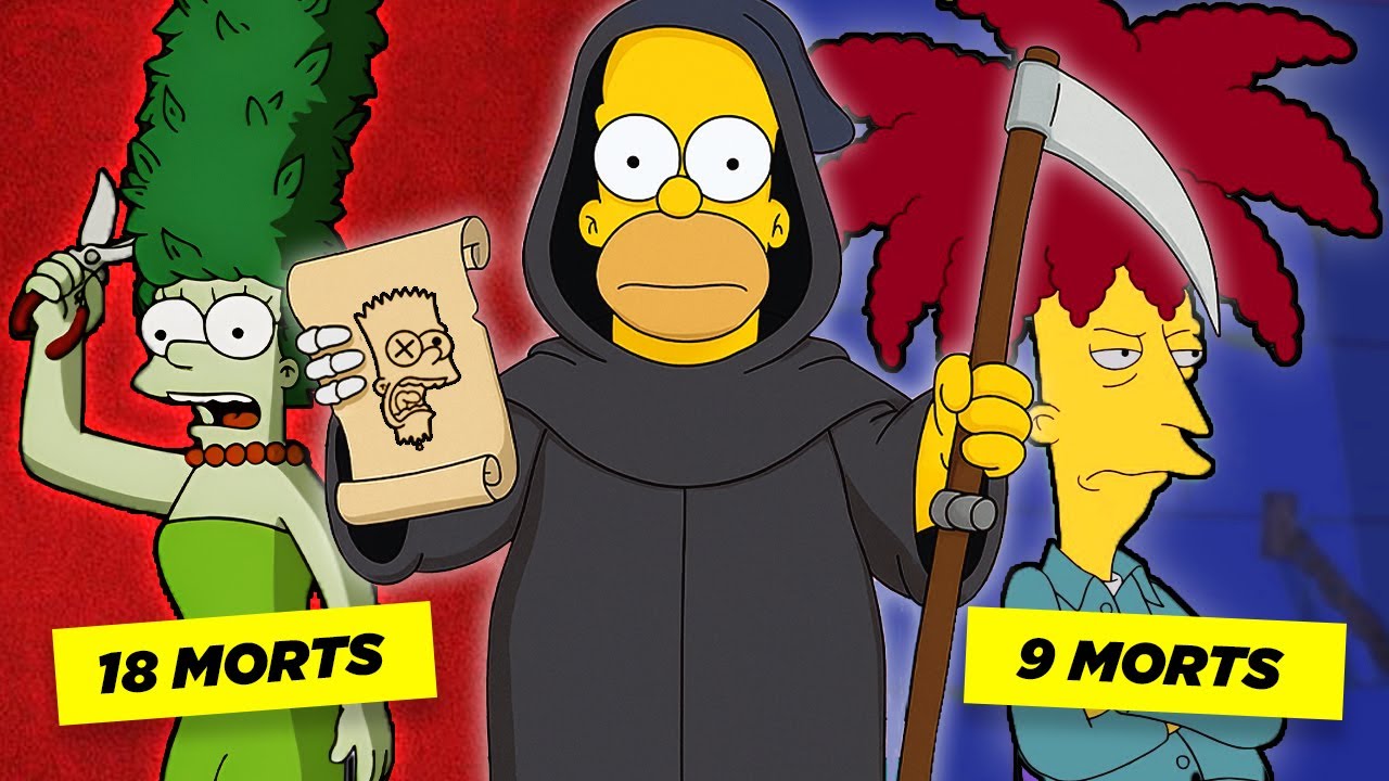 Qui Meurt le Plus dans les Simpson Horror Show ? 💀