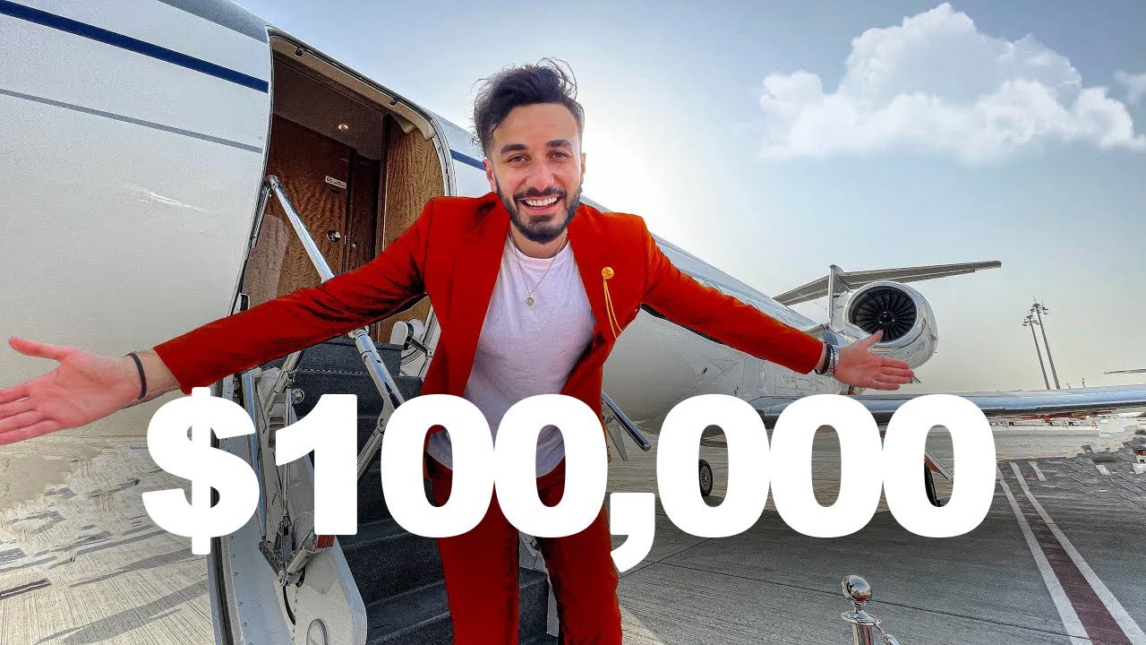 تجربتي على طائرة خاصة (100,000$)