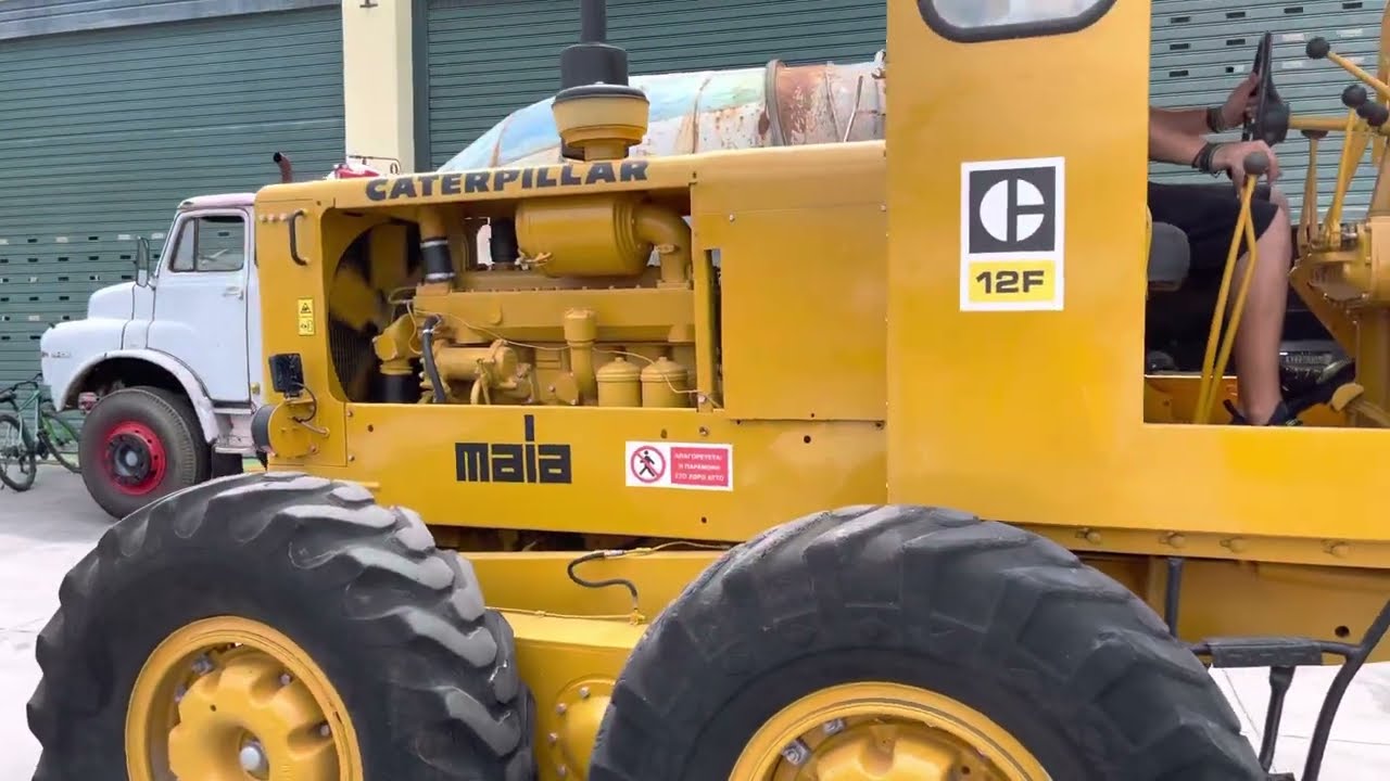 CAT 12E demo #caterpillarequipment #caterpillar #graders #machinery #earthmover #road #used #yard
