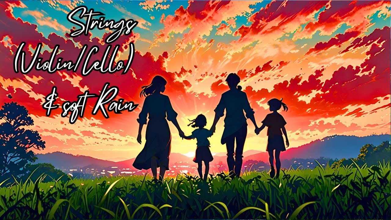 Soft Music for Sleeping | Ambient Rain & Melodic Cello for Deep Relaxation