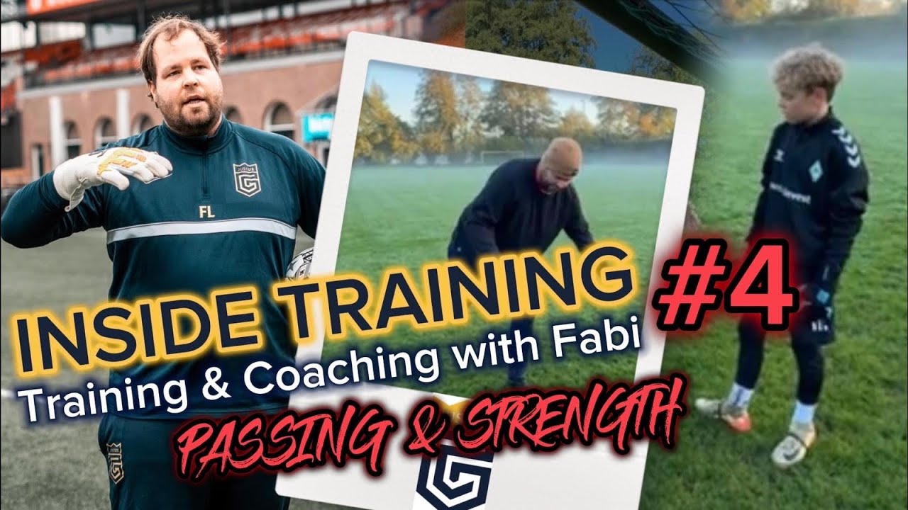 INSIDE TRAINING #4🧤🔥. Training &Coaching with Fabi - Exercise for passing & stab technique.