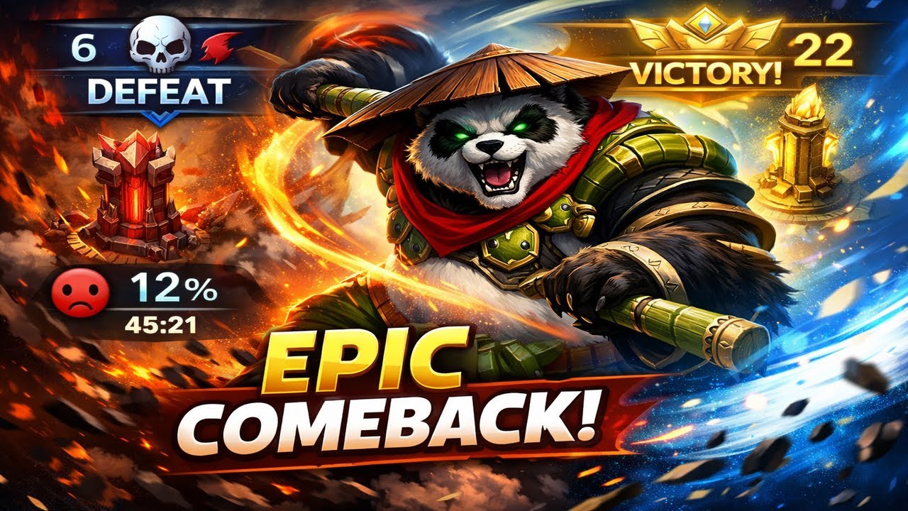 “Lost Early, Won Late 💥 Akai Comeback Gameplay” Mlbb 