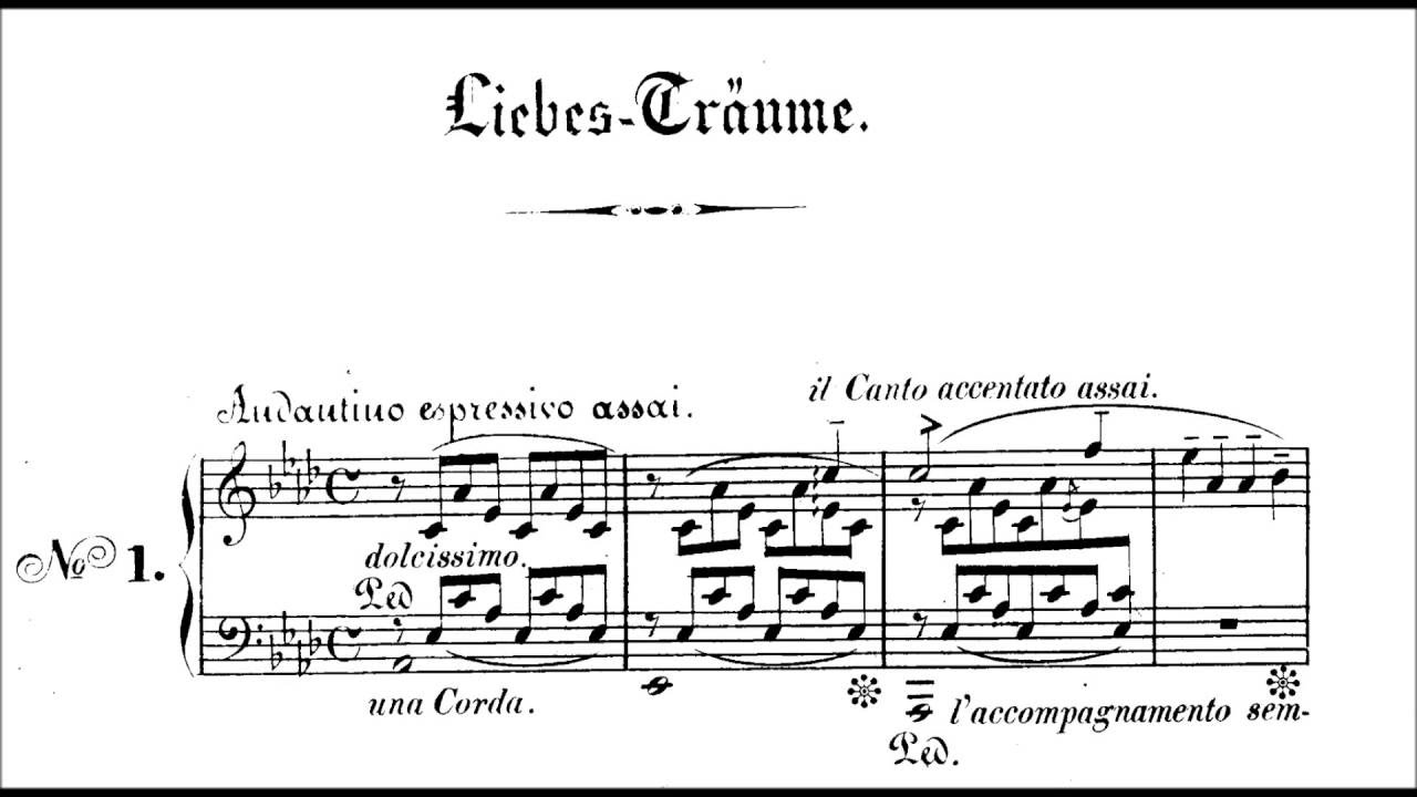 Liebesträume No. 1, S.541/1 (Liszt) - Sheet Music