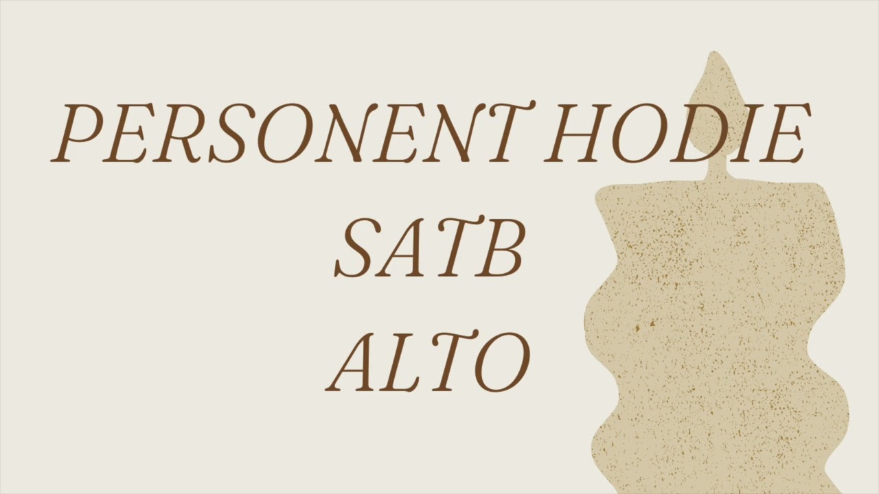 Personent Hodie SATB Alto