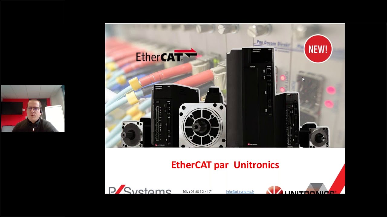 Webinaire N°25 :  Communication EtherCAT par Unitronics