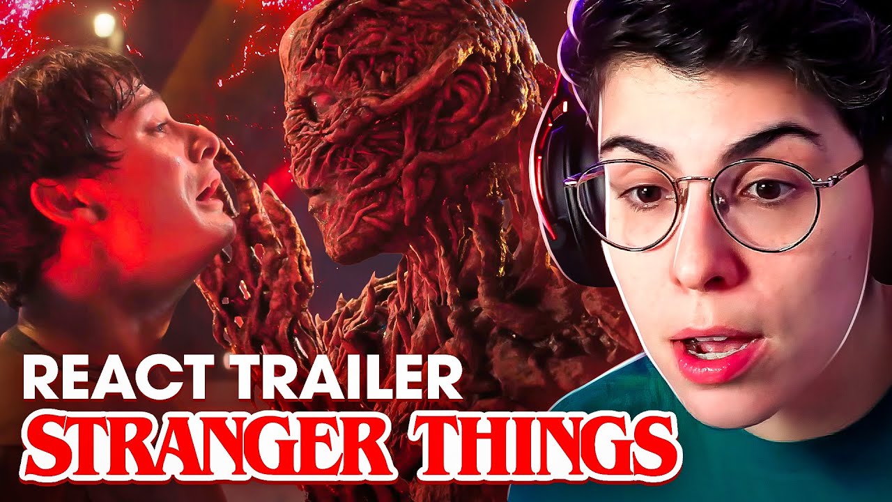 REAGINDO AO TRAILER DA ÚLTIMA TEMPORADA DE STRANGER THINGS!