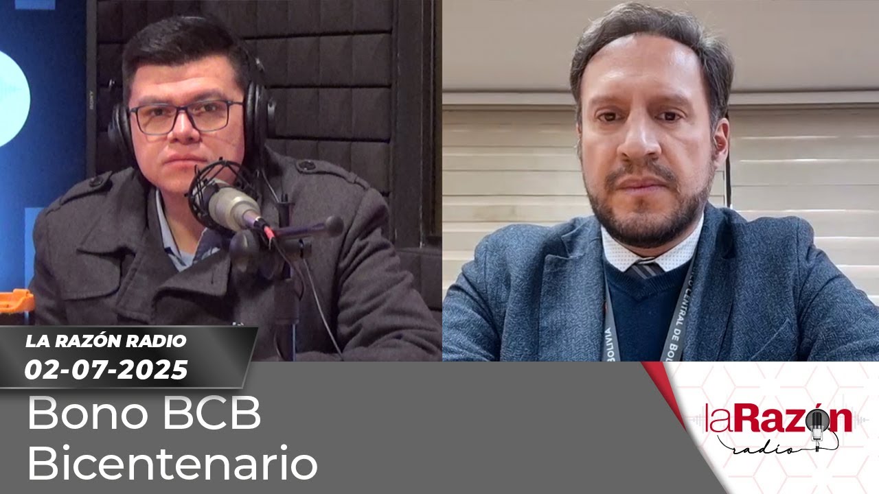 Federico Bustos del BCB explica los detalles del Bono BCB Bicentenario.