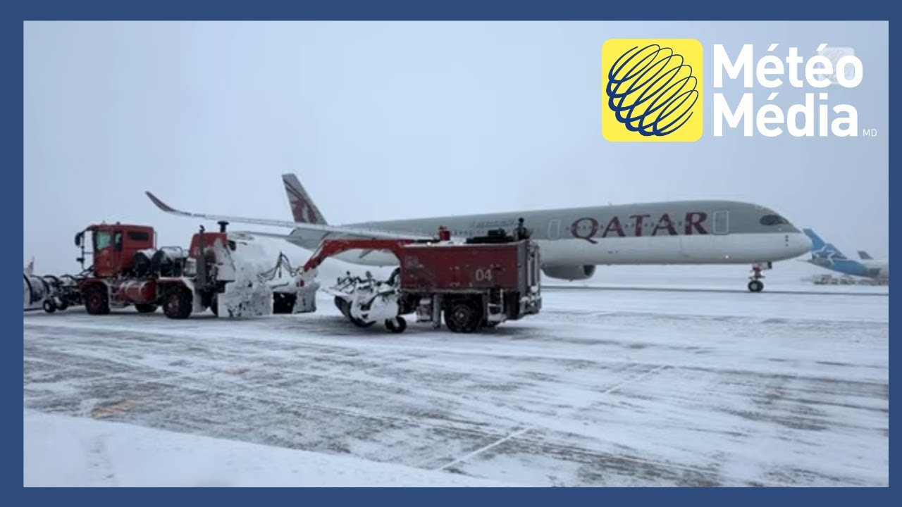 L'impressionante chorégraphie de déneigement à YUL