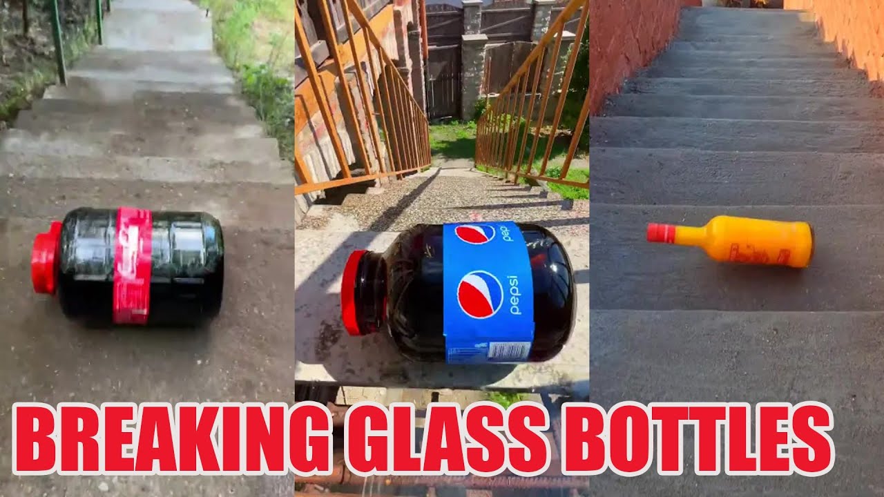 Breaking Glass Bottles & Balloon Drops 😱🔥 Crushing Crunchy & Soft Things! #asmr #satisfying