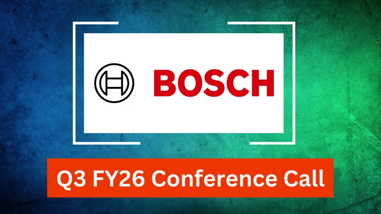 Bosch Limited Q3 FY26 Concall: Mobility Evolution and Margin Stability
